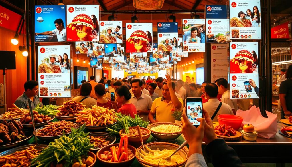Promosi Festival Kuliner di Media Sosial