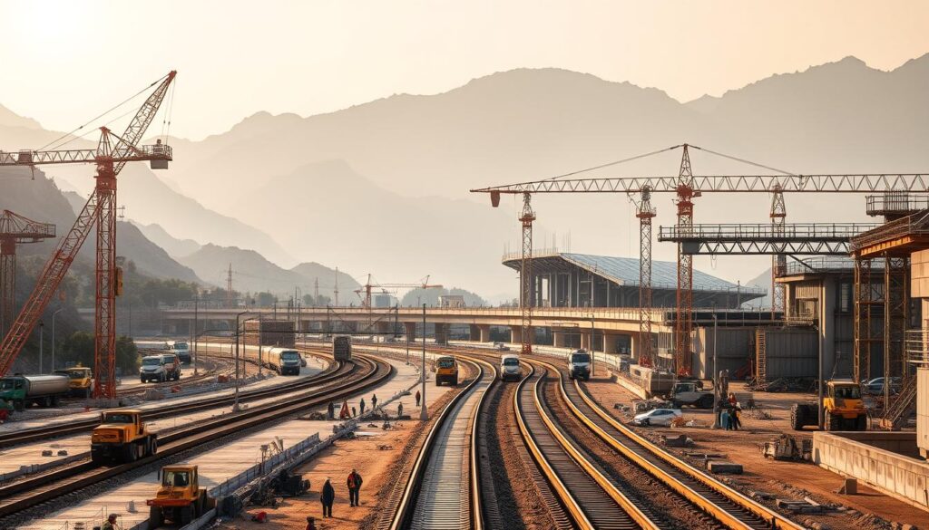 pembangunan infrastruktur transportasi kereta api
