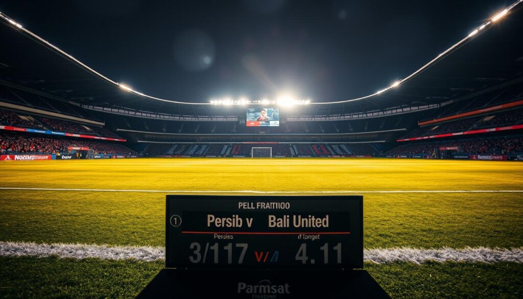 statistik pertandingan Persib vs Bali United