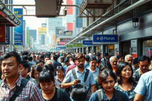 Masyarakat Kembali Ramai Gunakan Transportasi Umum