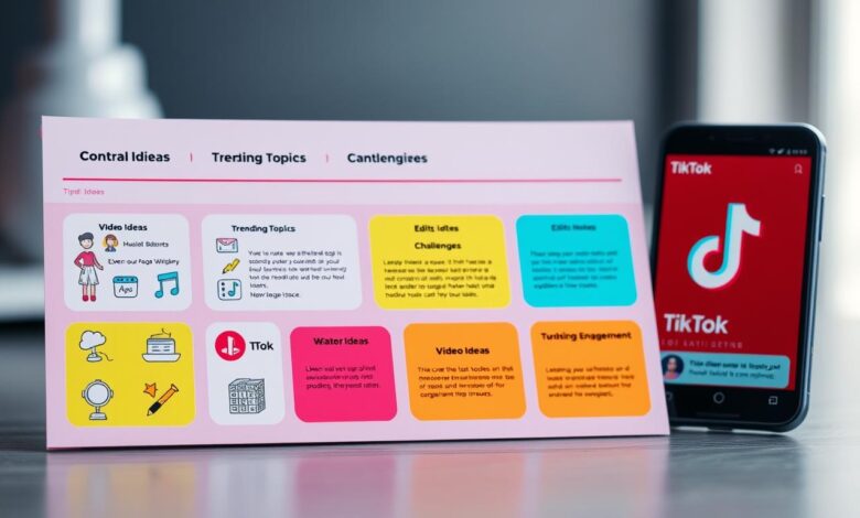 template konten tiktok